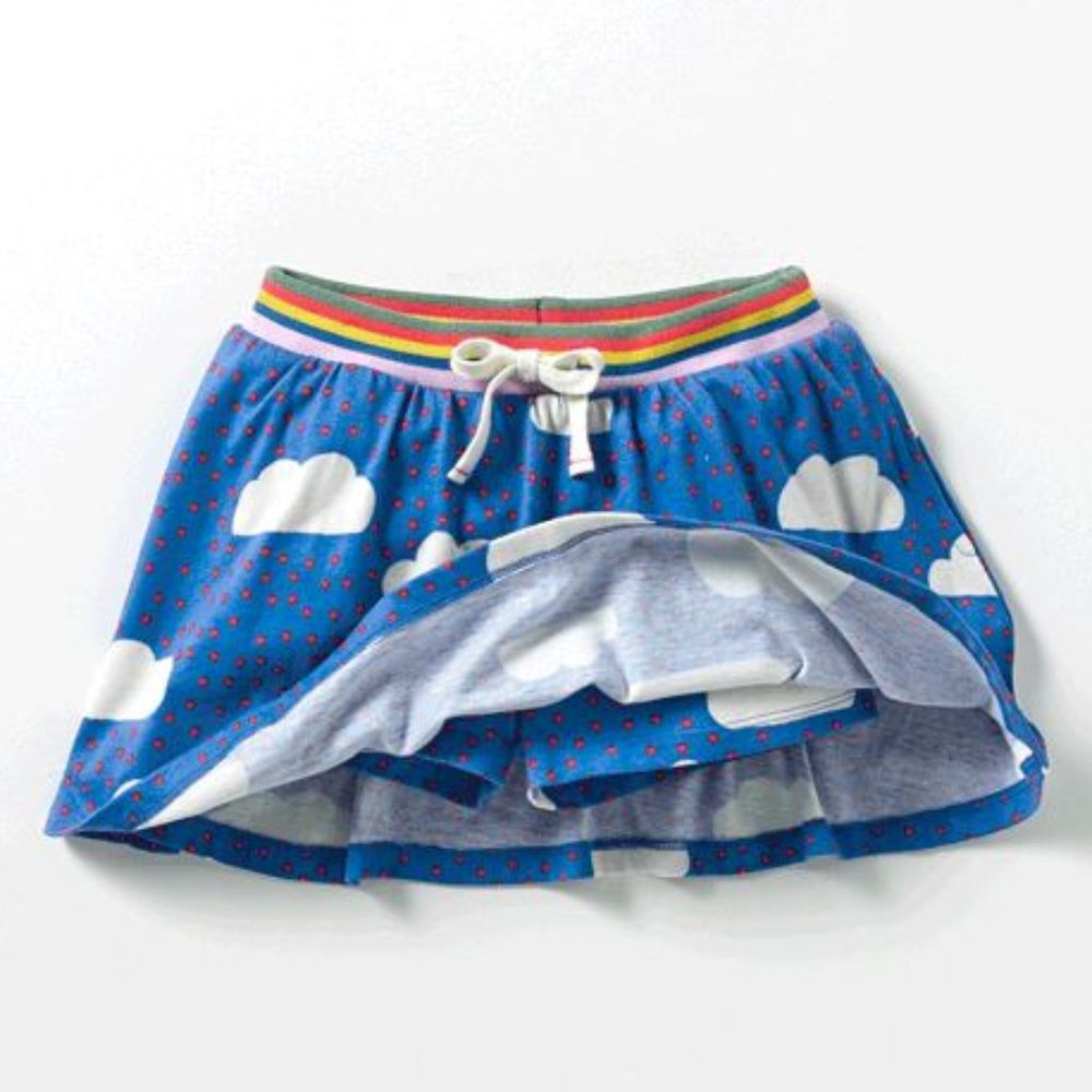 Mini Boden Print Jersey Skort in MULTICOLOR (4-5Y) - Picture 2 of 8